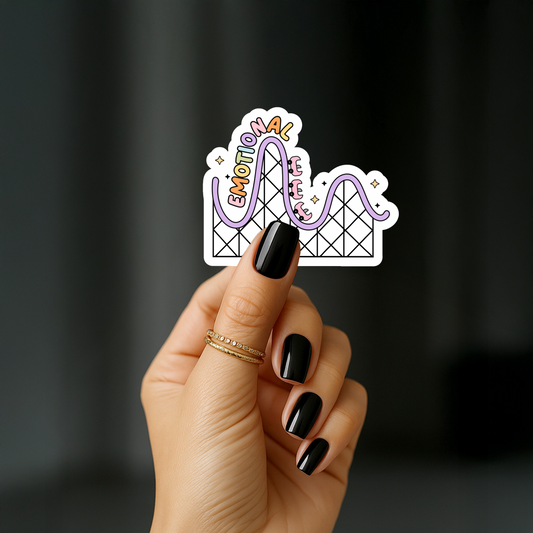 Emotional Rollercoaster Sticker